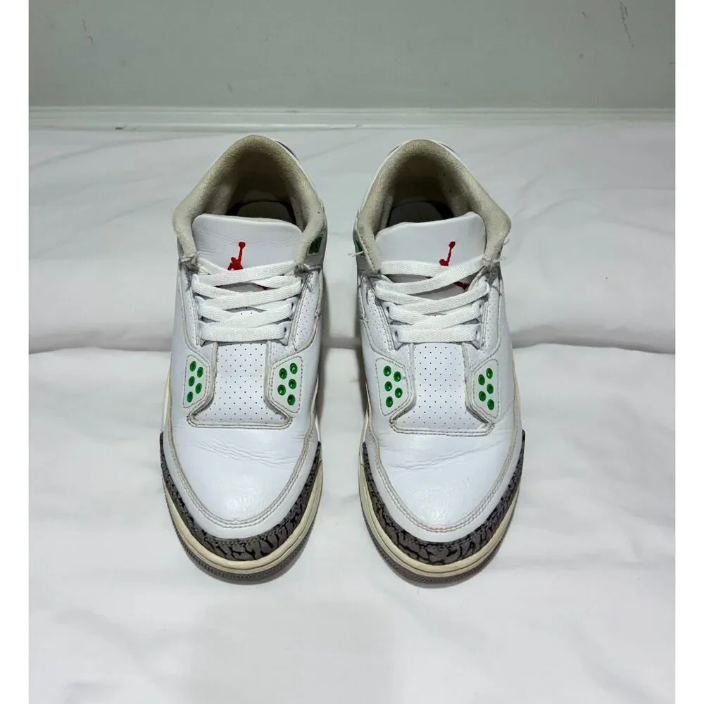 Air Jordan 3 Pine Green Sneakers  Size 8